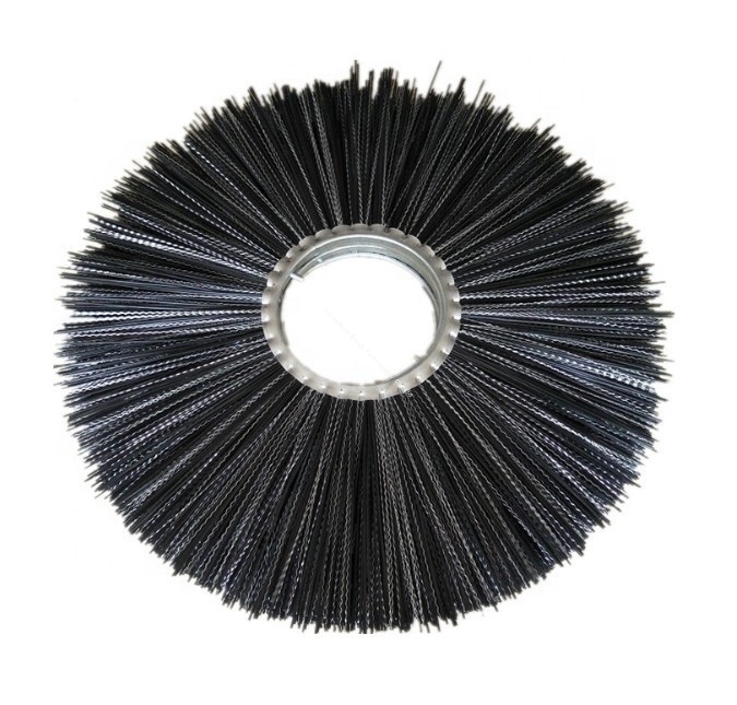 32 Inch Cleaning Road Sweeper Brush Replacement Track Loaders Poly Wafer Brushes