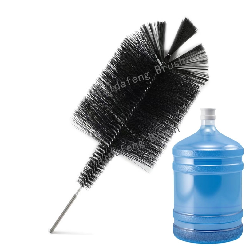 Stainless Steel Twisted In Wire Brush 75cm Nylon 18.9L Water Bottle Cleaning Brush