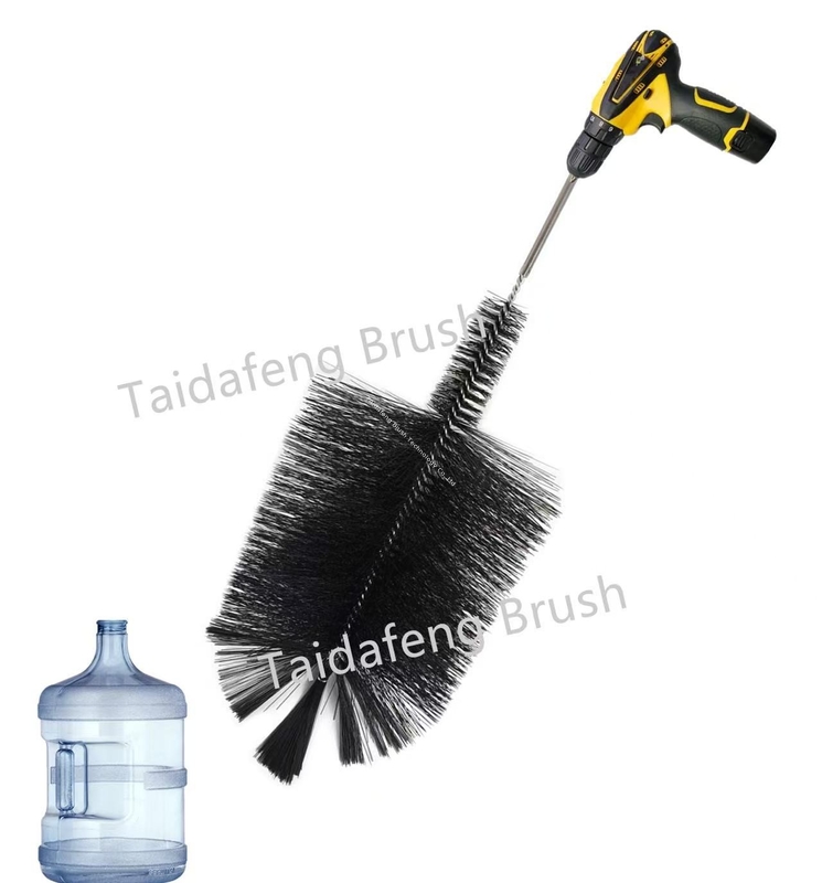 75cm Nylon Twisted In Wire Brush 5 Gallon Drinking Water Bottle Washing Brush