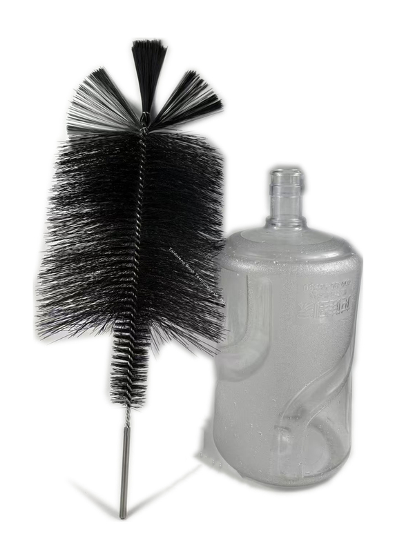 Nylon Bristles Twisted In Wire Brush 18.9L 5 Gallon Water Bottle Cleaning Brush