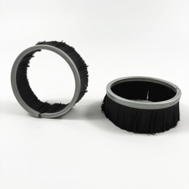 Nylon Round Formed Cup Shape Strip Brush For Seal Vacuum Cleaning
