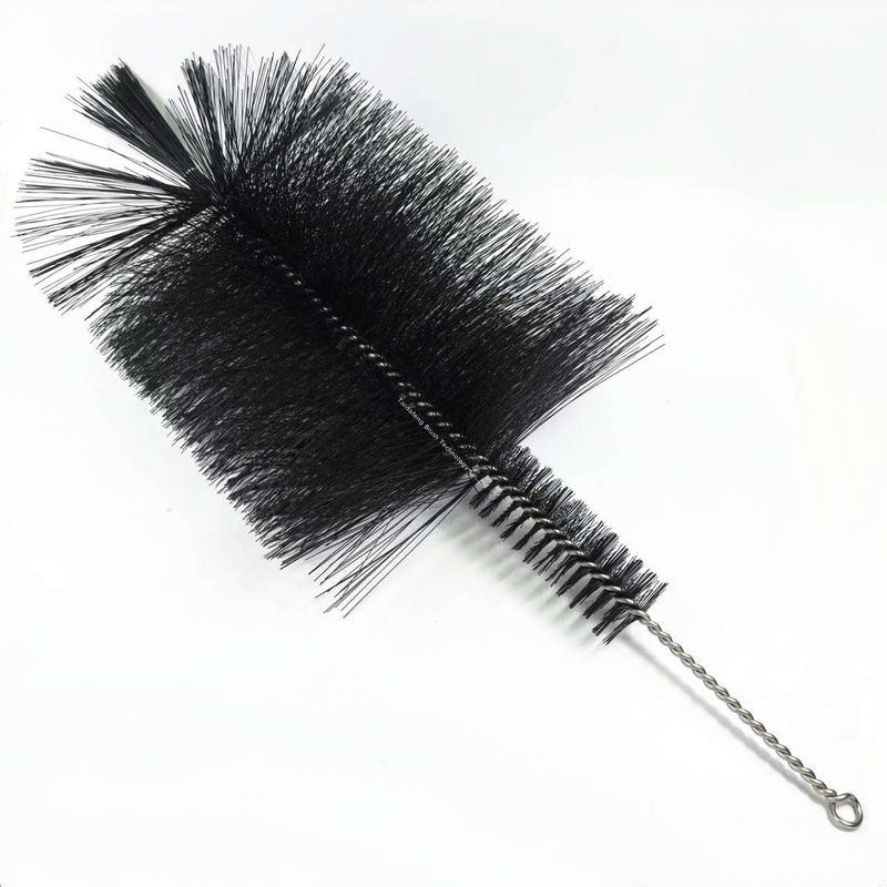 75cm Extended Reach Stainless Steel Core Food-Grade Nylon Bristles Bottle Cleaning Brush for 5-Gallon Water Jugs