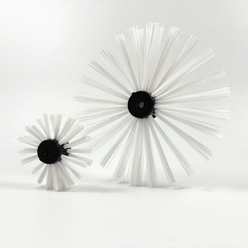 Excellent Scrubbing Power Thread Protector Brush For Pipe Coating With Nylon Bristles