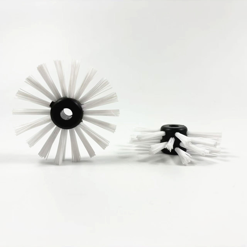Nylon POM Pipe Coating Cleaning Brush 10mm 12mm For Epoxy Tar And Bitumen Applications