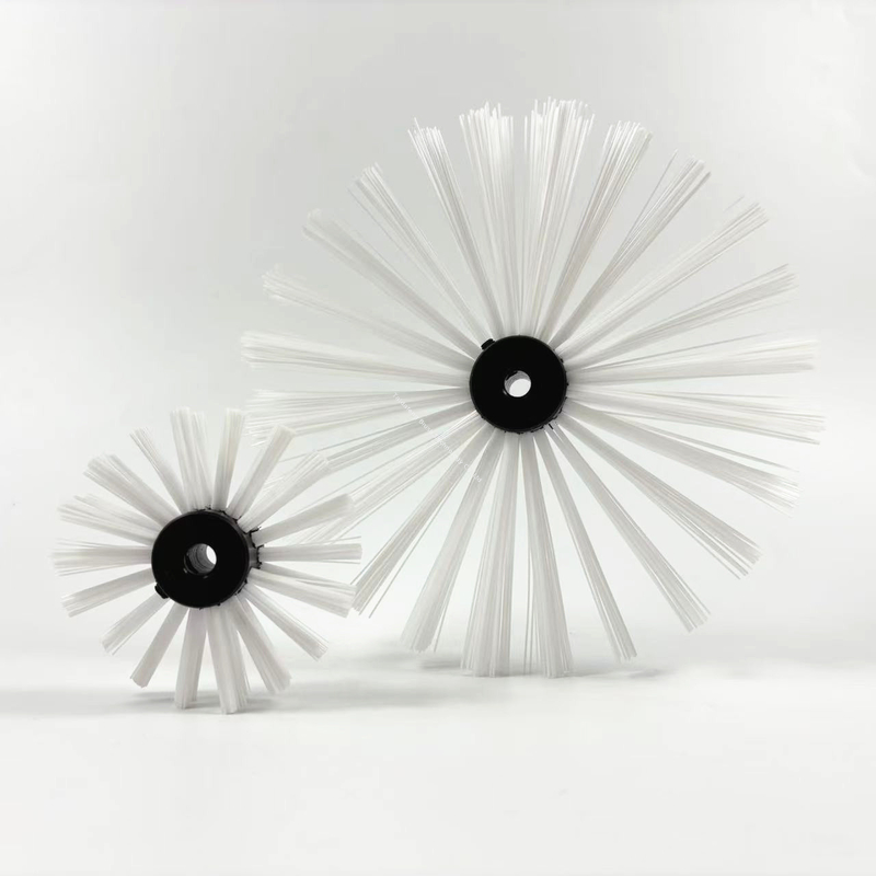 Industry Nylon Epoxy Coating Rotary Brush For Pipe Cleaning And Spraying
