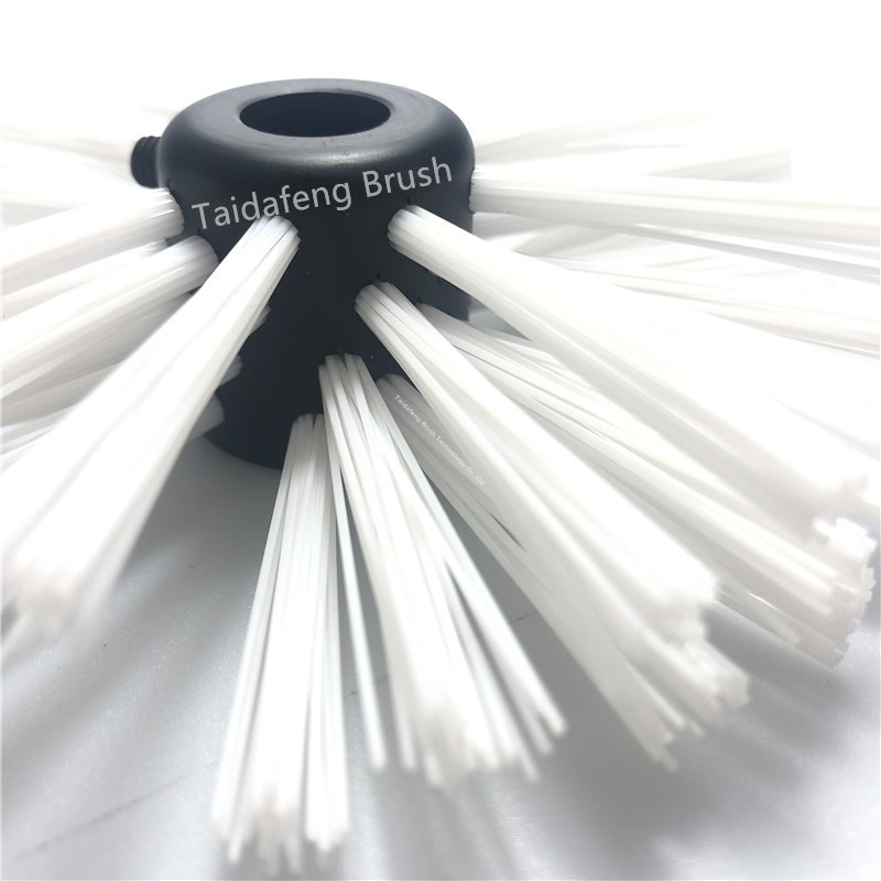 Strong Nylon Pipe Painting Brush For Duct Cleaning And Coating Applicator