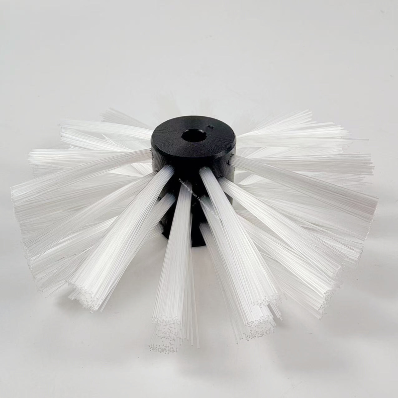 Hollow Round Cylinder Coating Wheel Brush For Cleaning Oil Pipeline Cement Joint