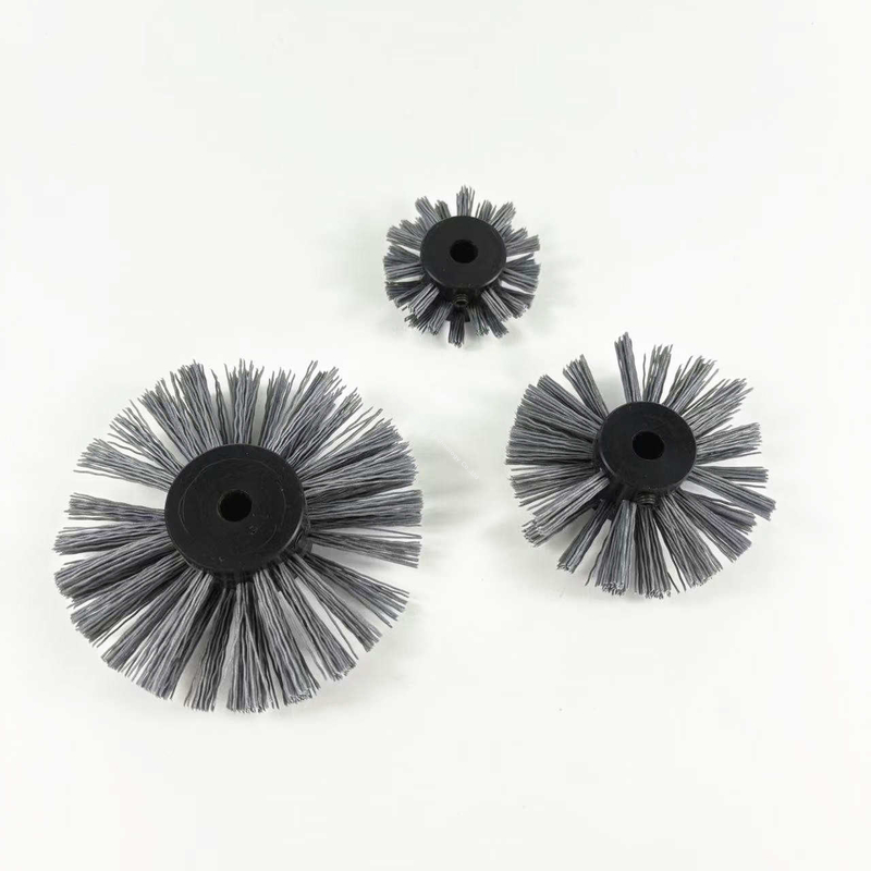 Carbon Abrasive Pipeline Maintenance Brush For Oil Gas Plumbing Coating