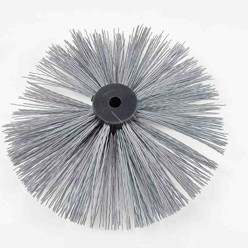 Heavy Duty Carbon Nylon Cleaning Brush For Pipe Surface Preparation