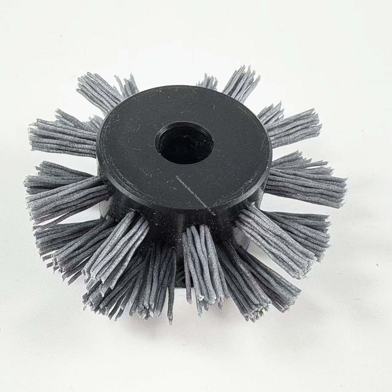Abrasive Carbon Nylon Scouring Brush For Pipe Rust Paint Removal