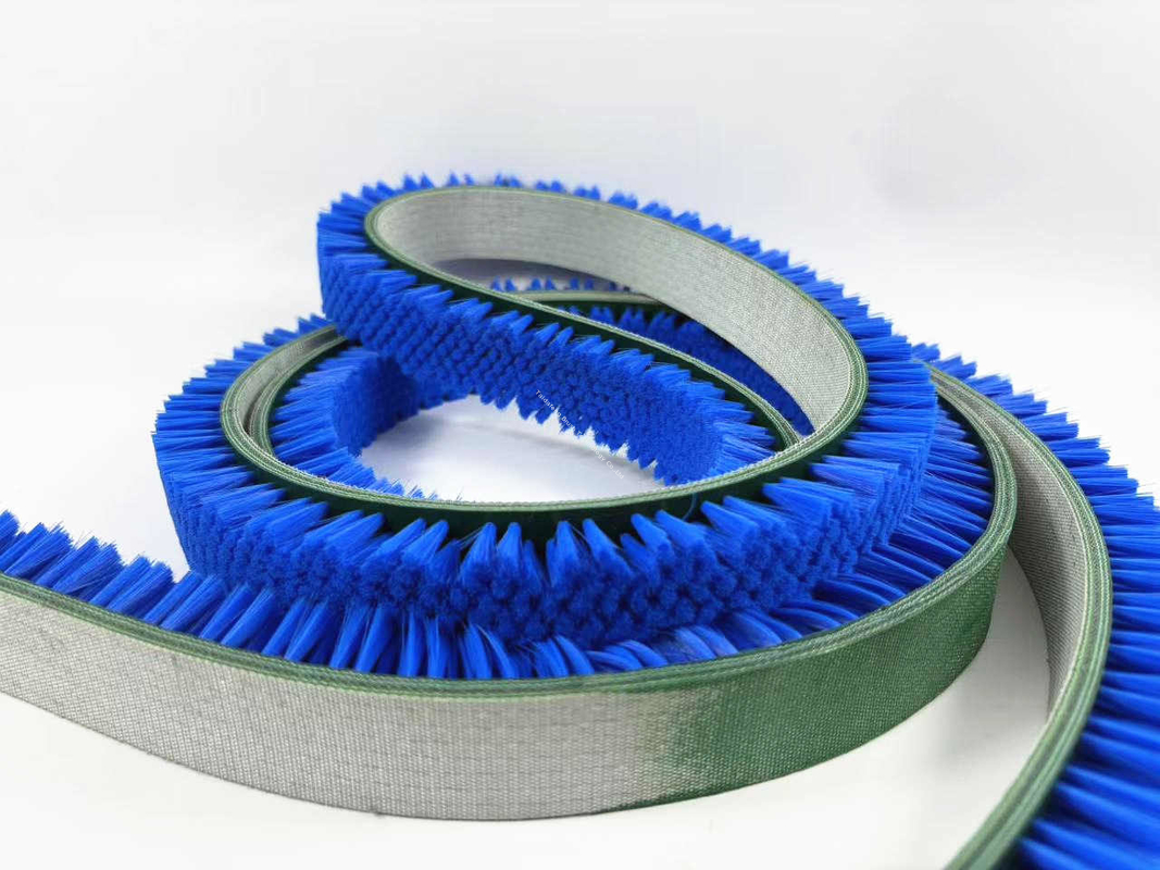 Nylon Bristle Conveyor Belt Cleaner Brush For Treadmill