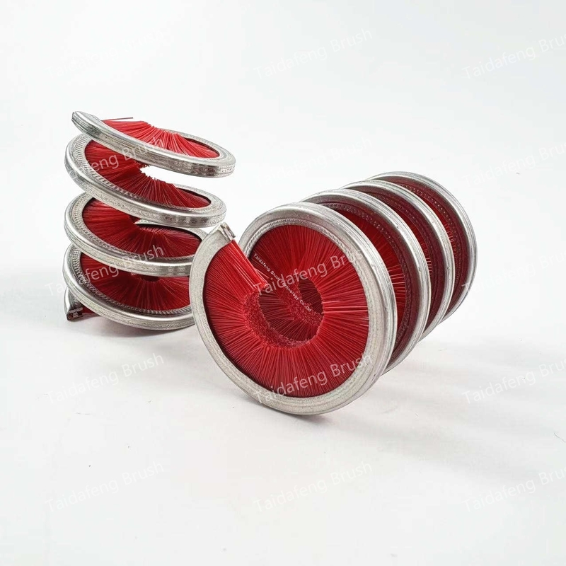 Flexible PP Spring Inward Spiral Brush For Chains Or Climbing Rope Cleaning
