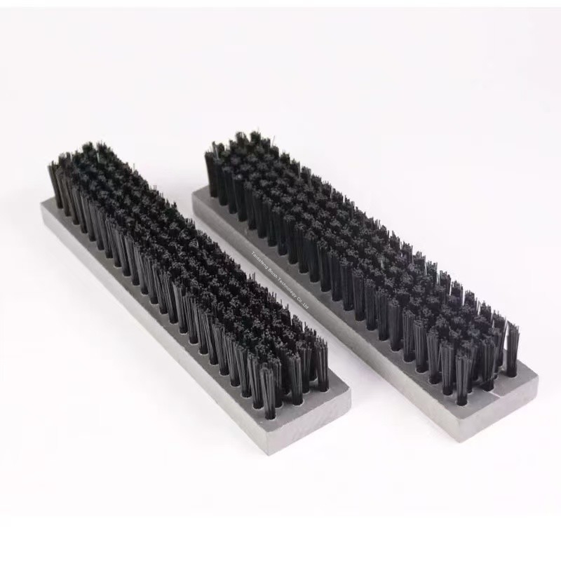 PVC Board Lath Strip Brushes Flat Nylon Plate Brush For CNC Machine