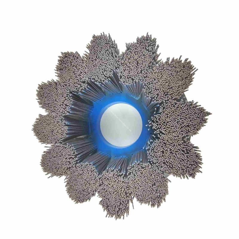 Abrasive Nylon Disc Brush For Car Wheel Deburring Hub Polishing