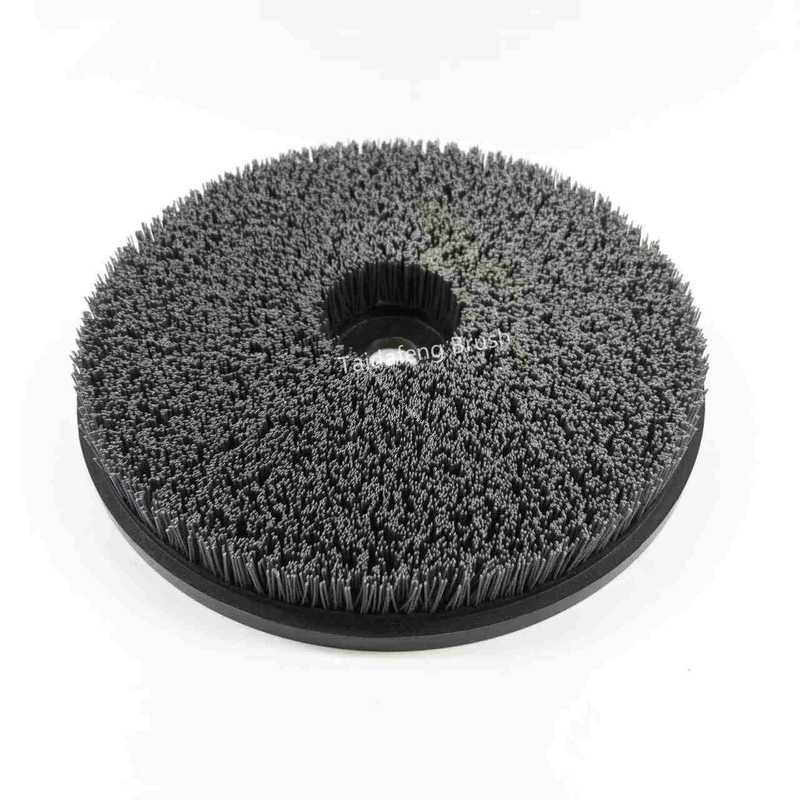 Abrasive Nylon Sanding Wheel Disc Brush For Industrial Aluminum Profile Polishing