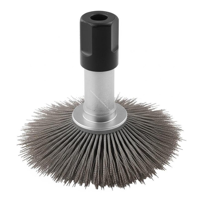 Round Brush Shape Flexible Honing Brush for Hub Disc Deburring Performance