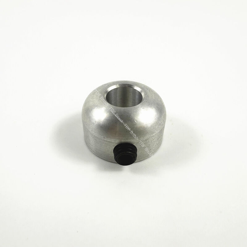 Industrial Aluminum Brush Stopper for 6-12mm Pipe Coating Brushes - Anti-Shift Coating Brush Stabilizer