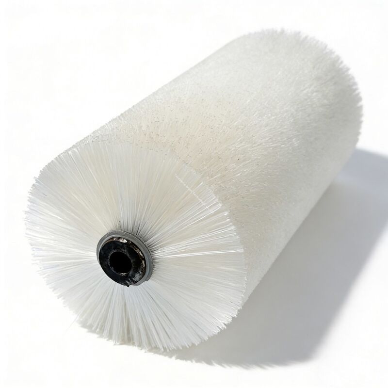 Replacement Nylon Roller Brush for Boot Scrubbers | Industrial Sanitation Dust Removal Brush (Factory/Construction Use)