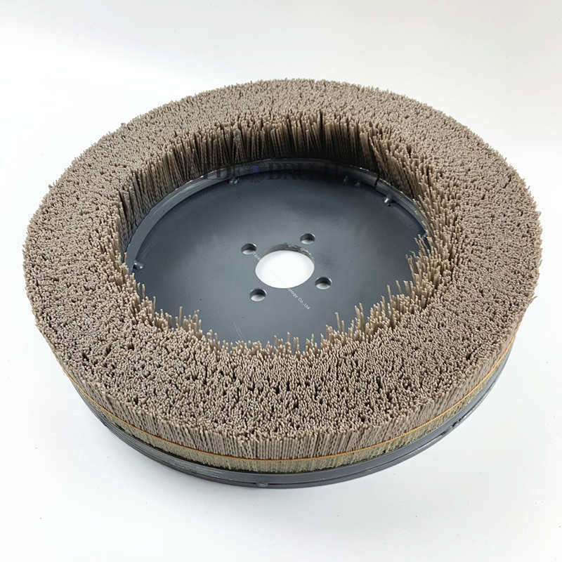 Aluminum Oxide Abrasive Filament Disc Brush CNC Compatible Customizable Precision Finishing Tool