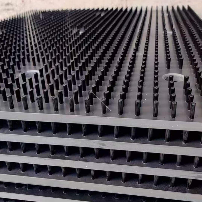 PVC Board Lath Strip Flat Nylon Brush For CNC Machine