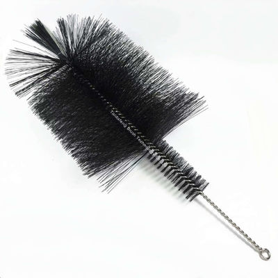 75cm Extended Reach Stainless Steel Core Năng lượng thực phẩm Nylon Bristles Bottle Cleaning Brush cho bình nước 5 gallon