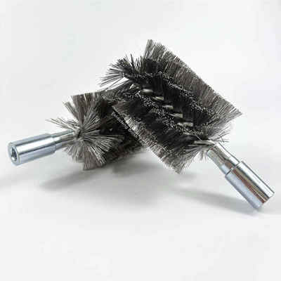 Indusrial Double Spiral Steel Wire Boiler Tube Cleaning Brush for Heating Exchanger Equipment