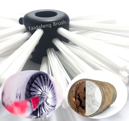 แปรงเคลือบและทำความสะอาดท่อประปาคุณภาพสูง พร้อมขนแปรงไนลอนสำหรับเคลือบและทำความสะอาดท่อ PVC