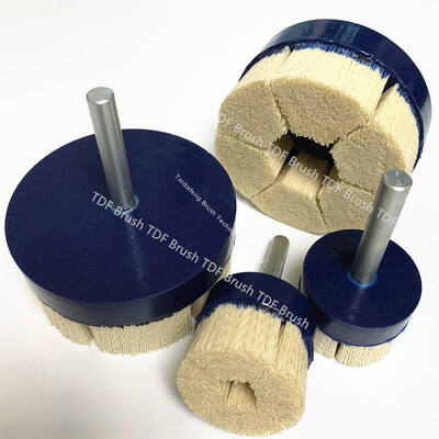 Bàn chải đĩa sợi mài mòn bằng sợi gốm - Dụng cụ hoàn thiện chính xác công nghiệp