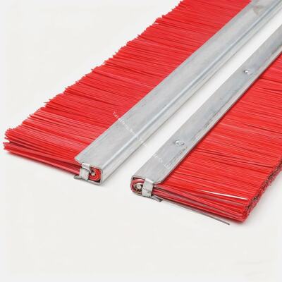 Heavy Duty Nylon Plus Steel Wire Strip Brush untuk Blok Beton Brick Machine Mold