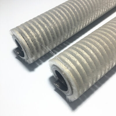 Endüstriyel Spiral Yara Silindrik fırçalar Nylon Filament Metal Kanal Endüstriyel Temizlik Taşıyıcı Bakımı için